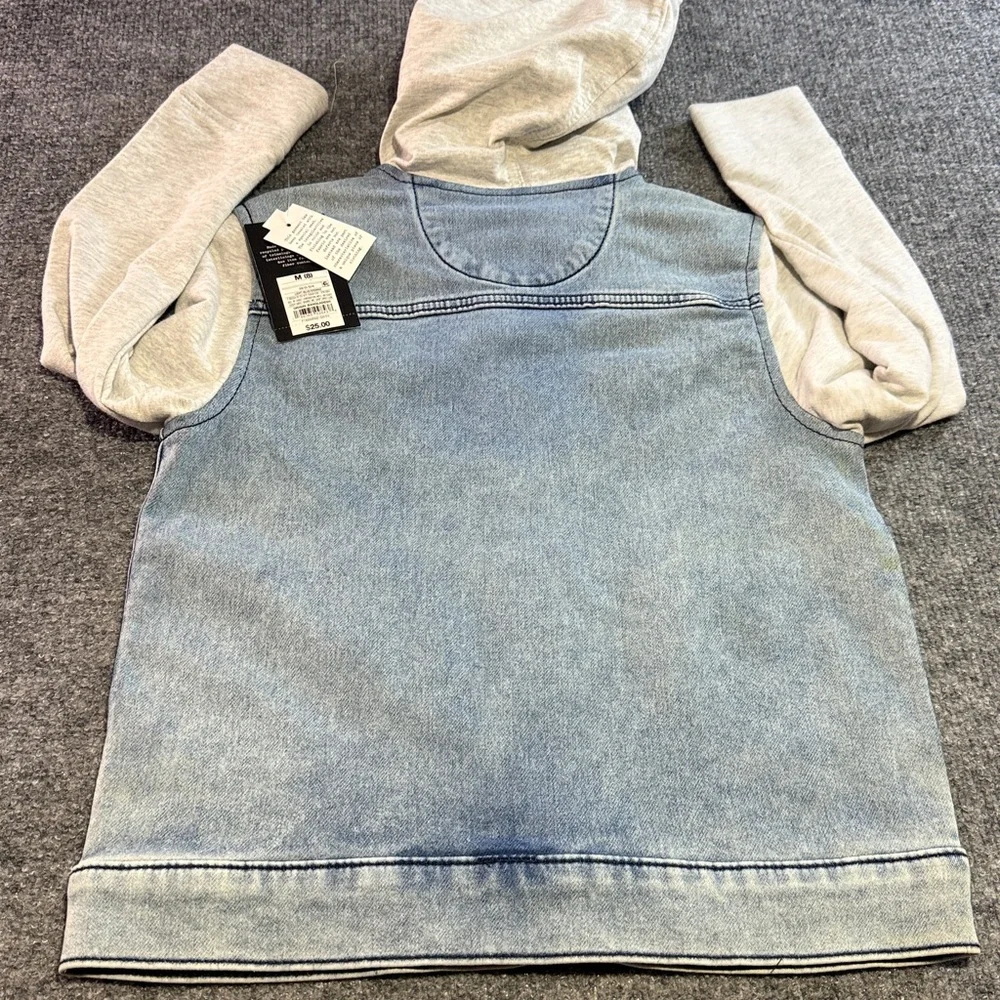 Art Class Denim and Gray Kids Jean Jacket